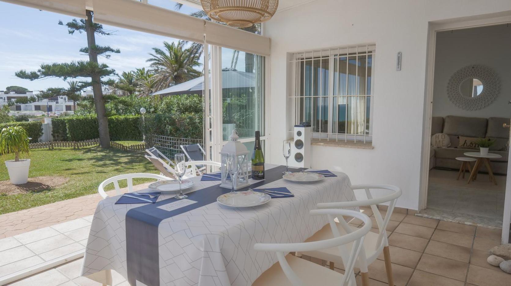 VinarósCasa Vesalia A 1A Linea De Mar Con Aa Y Wi-Fi.别墅 外观 照片